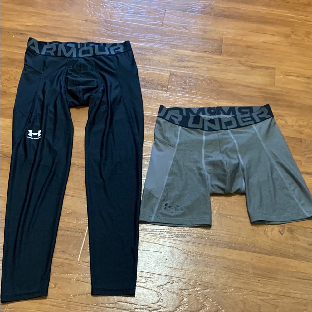 Under Armour Compression Pants Bundle - image 1